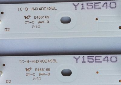 KIT DE LEDS PARA TV VIZIO ORIGINAL 10 PIEZAS / NUMERO DE PARTE IC-B-HWX40D495L / IC-B-HWX40D495R / 05638005052111 / 05638015011131 / E466169 / PANEL LSC400HN02-602 / LSC400HM10-S01 / MODELO E40-C2 / E40-C2 LWZQSFAR - Imagen 2